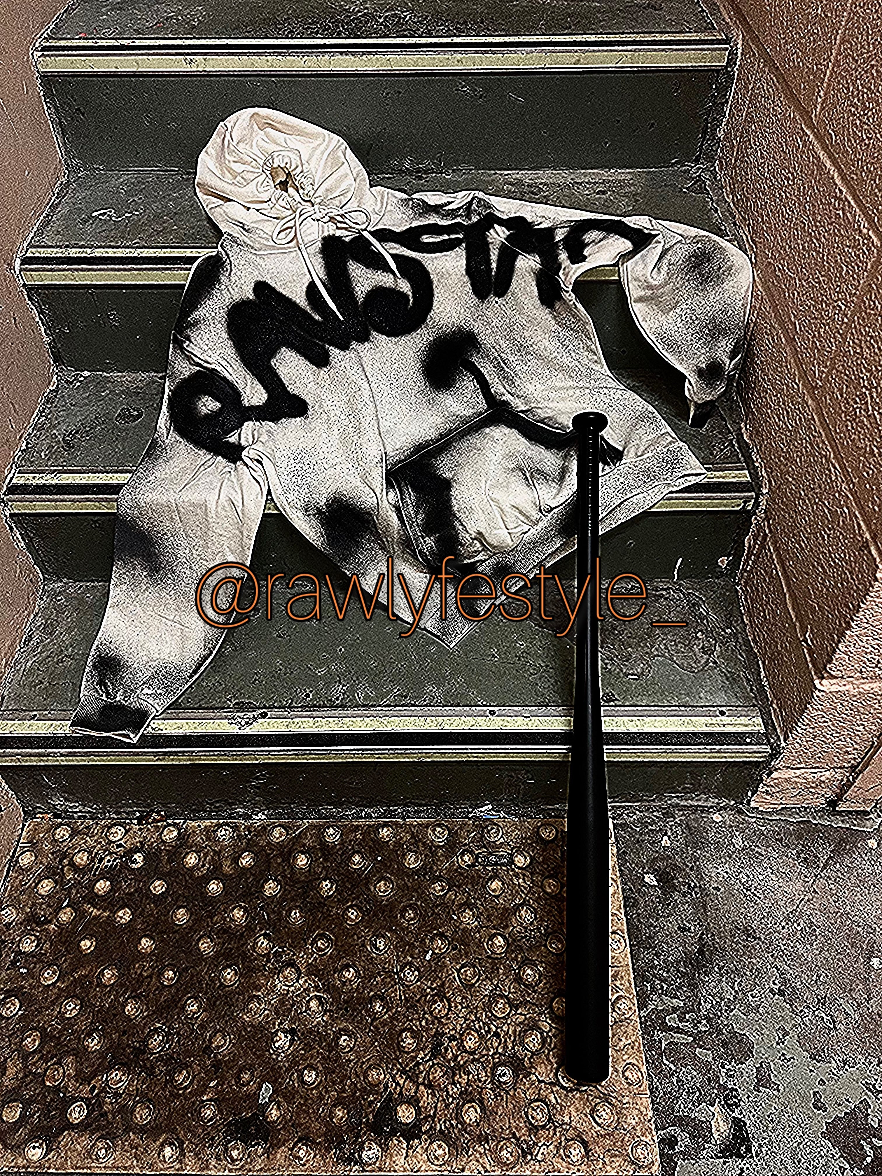 WHITE RAWSTAR* HOODIE